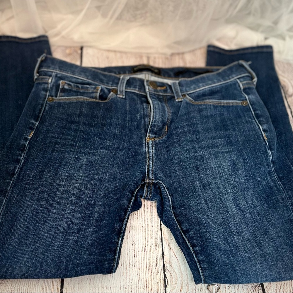 Banana Republic Dark Blue Straight Leg Jeans